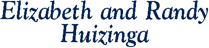 Elizabeth & Randy Huizinga Logo