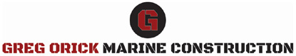 Greg Orick Marine Construction Logo