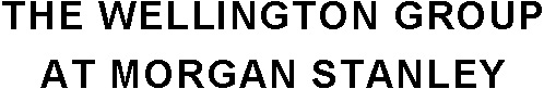 The Wellington Group at Morgan Stanley Logo
